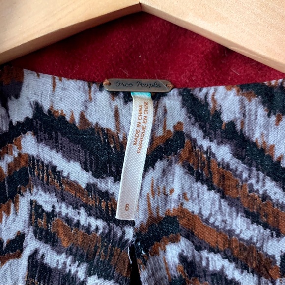 Free People Red Coat - Picture 5 of 8